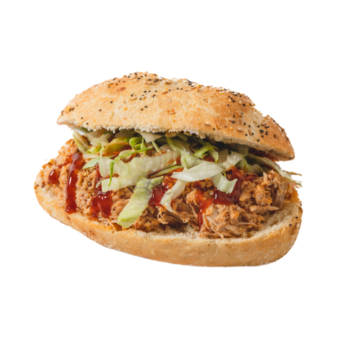 Luxe bol Pulled Chicken